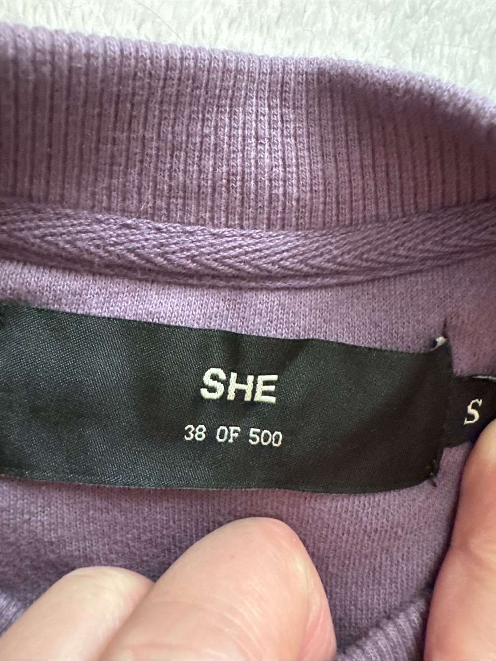 Darc Sport Cropped Crewneck Sweatshirt - Vintage Plum - Picture 3 of 5